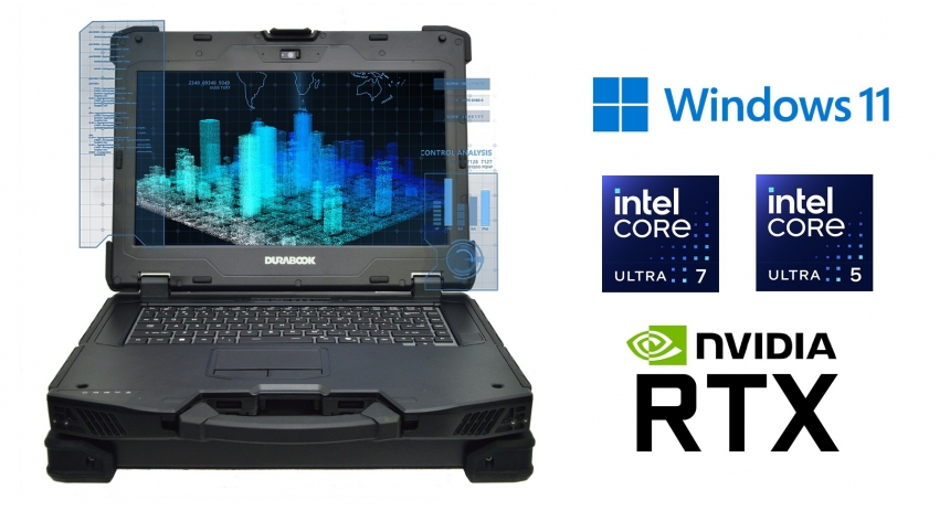 Захищена мобільна станція DURABOOK Z14I-HG: AI-продуктивність до 682 TOPS у польових умовах
